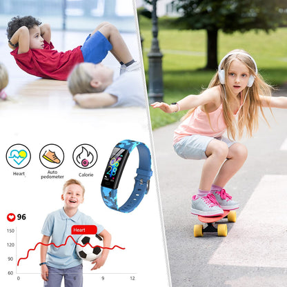Exciting Kids Fitness Tracker Watch - Activity Tracker with 11 Sport Modes, IP68 Waterproof, Perfect for Ages 6-16!
