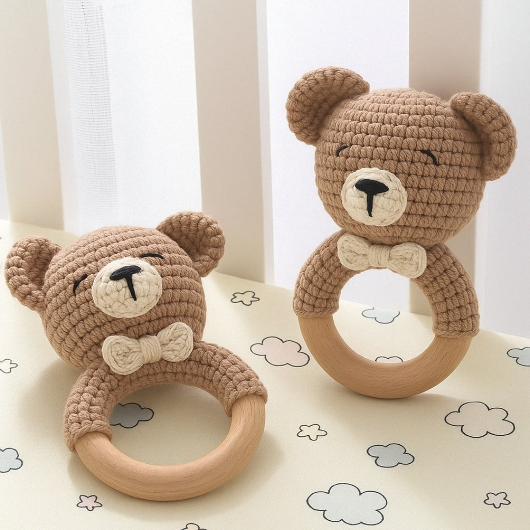 Hochet Musical en Crochet – L’Éveil Tout en Douceur