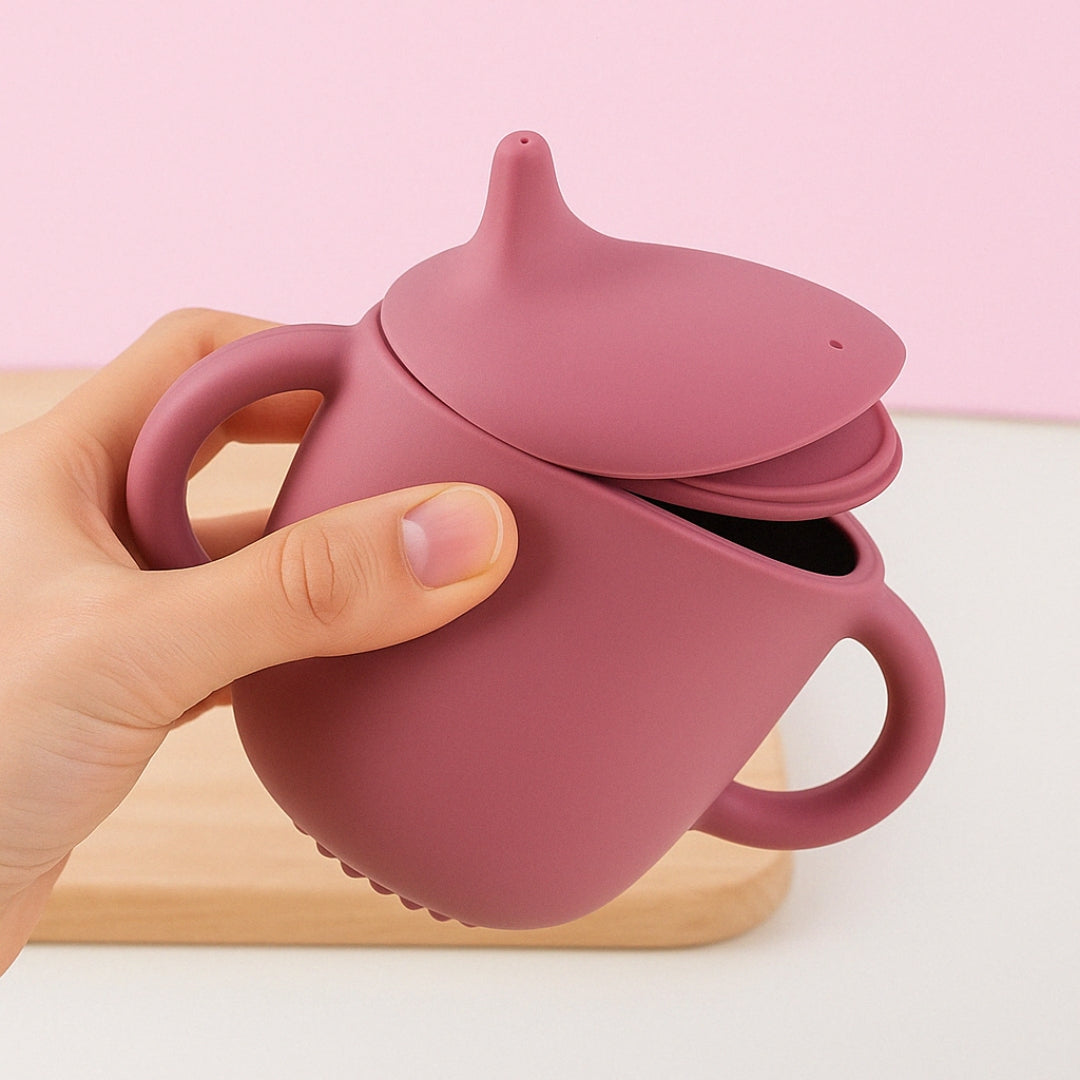 Gobelet Bébé Anti-Goutte – Transition Douce Vers l’Autonomie