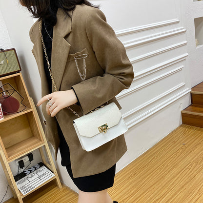 Sac bandoulière urbain à sequins et étoiles – Cuir PU avec bandoulière chaîne